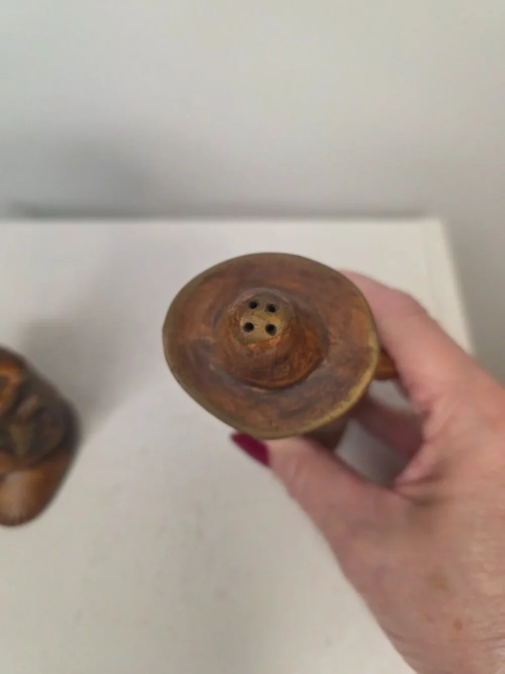 Vintage Treasure Craft USA Cowboy Cowgirl Salt & Pepper Shakers